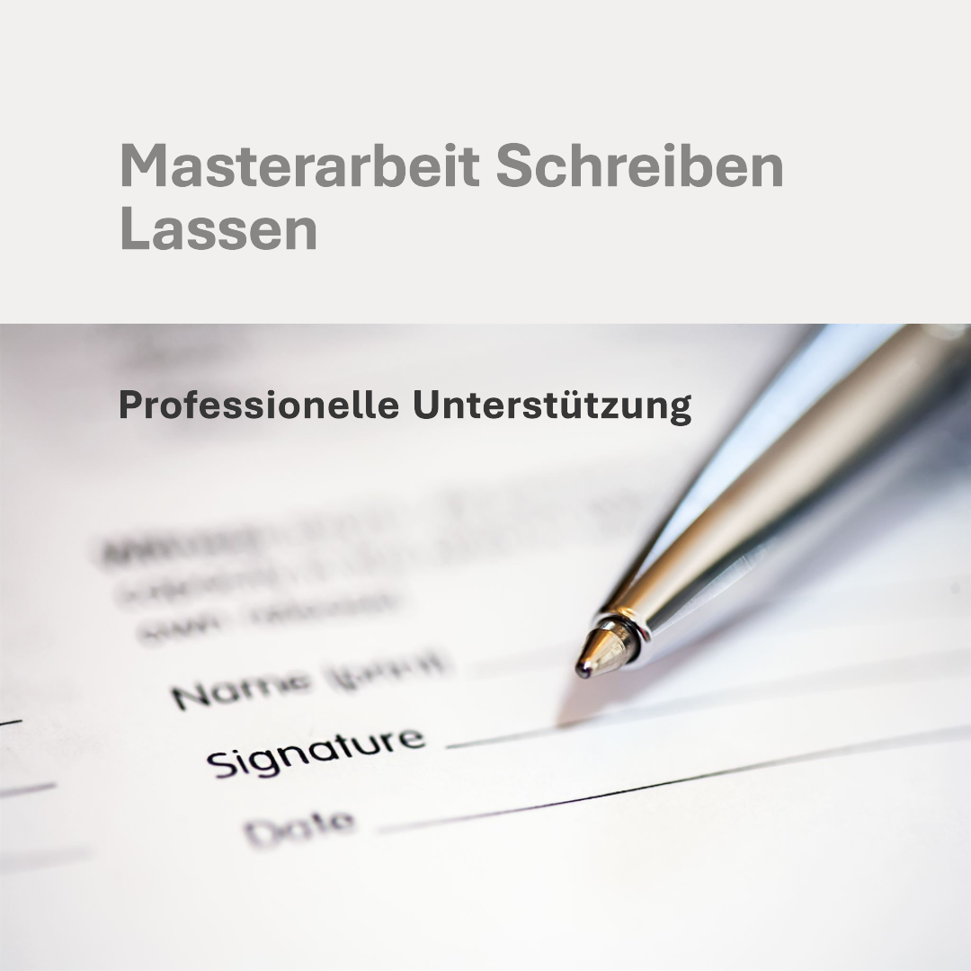 Masterarbeit Hilfe